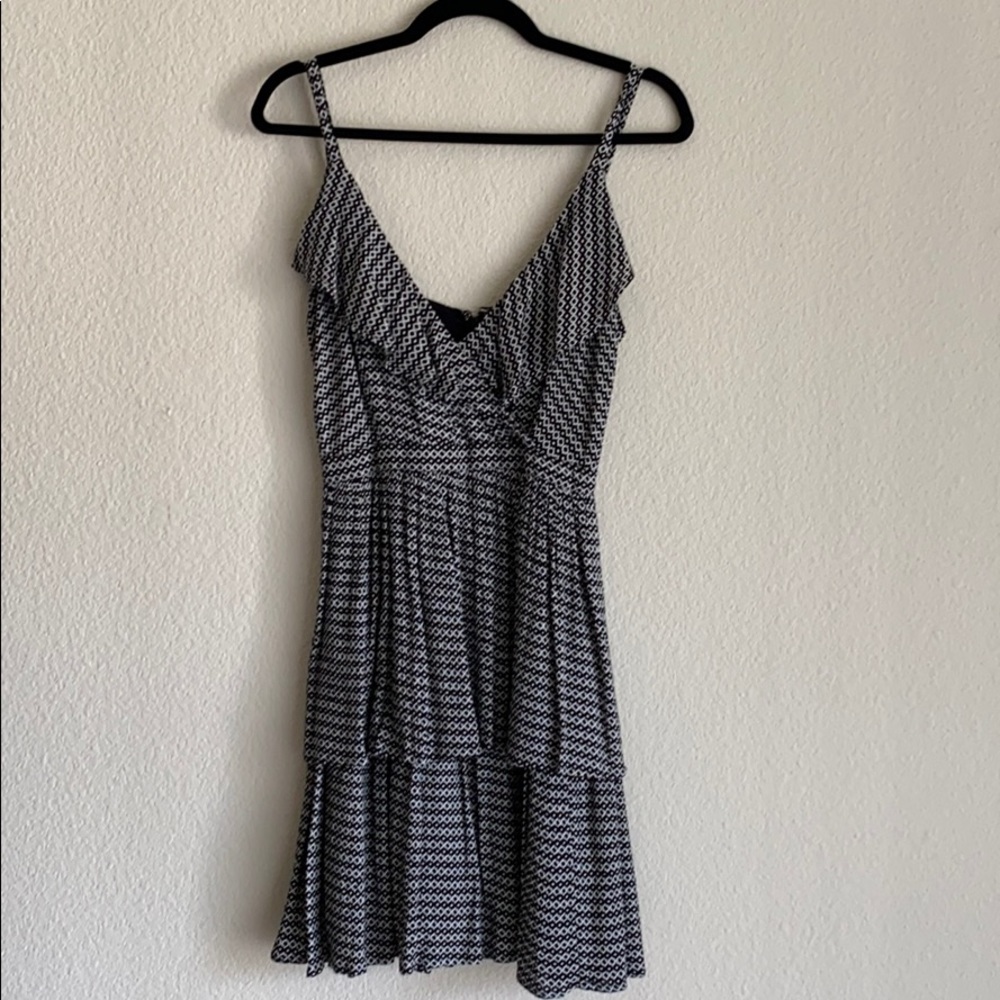 Black and white dress